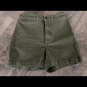 Madewell Military Green Shorts